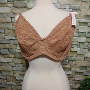 New Body By Victoria Victoria's Secret Invisible Lift Minimizer Bra Beige 42G